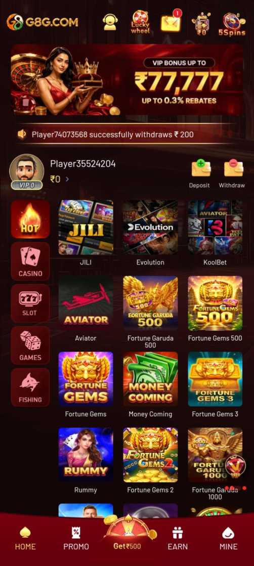 G8G App Android gaming platform